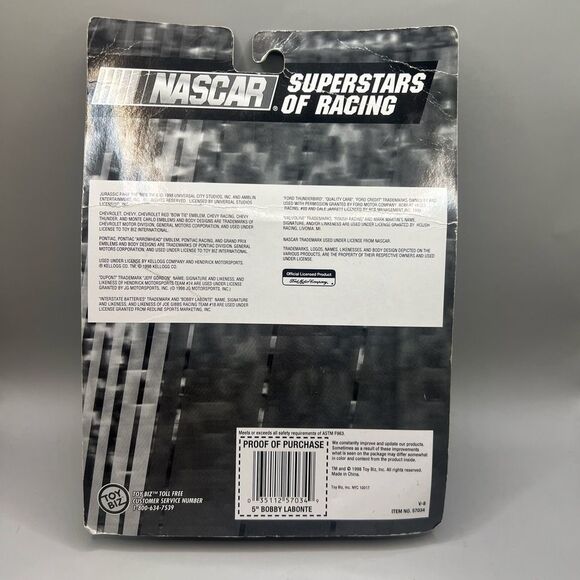 Vintage 1998 NASCAR Superstars of Racing Special Edition BOBBY LABONTE #18 NEW - Picture 2 of 2